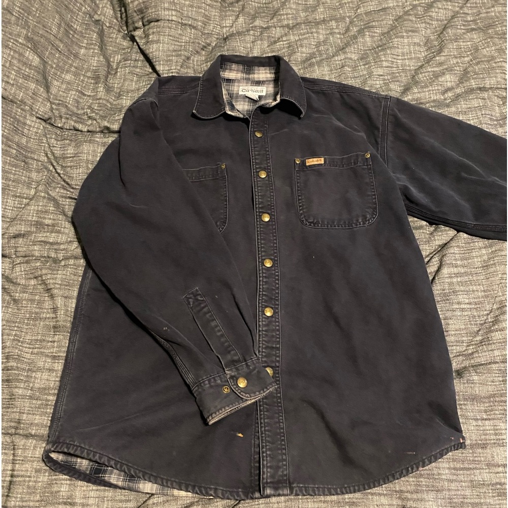 Carhartt blue vintage jacket